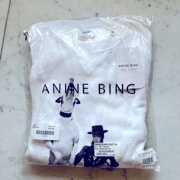 NWT Anine Bing Ramona Sweatshirt Small - Picture 2 of 6